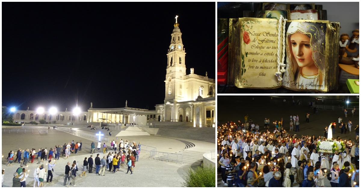 【葡萄牙】在葡萄牙朝聖大城Fatima的法蒂瑪聖母玫瑰大教堂，巧遇燭光彌撒，動人的歌聲撫慰了受傷的心靈