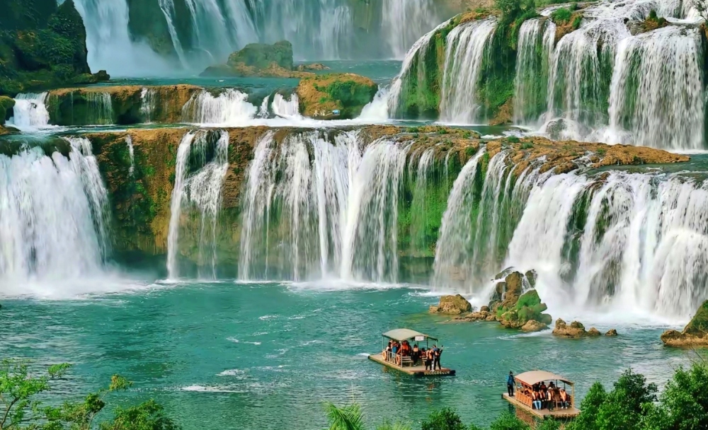 【中國廣西旅遊】德天瀑布~世界最美跨國瀑布——位於中越邊境